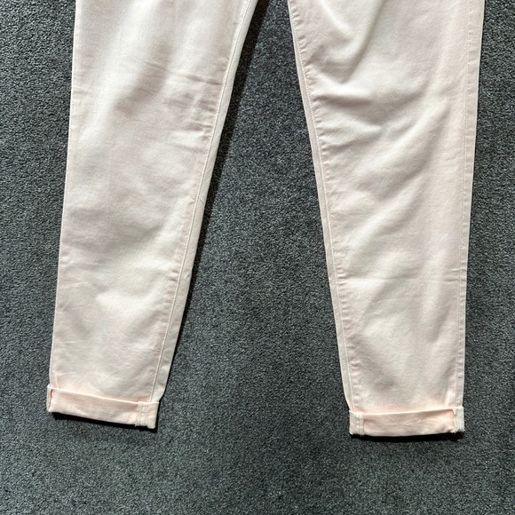 Adriano Goldschmied Tristan Tailored Trouser Pants Women 25 Pink Straight Ankle - Picture 10 of 16
